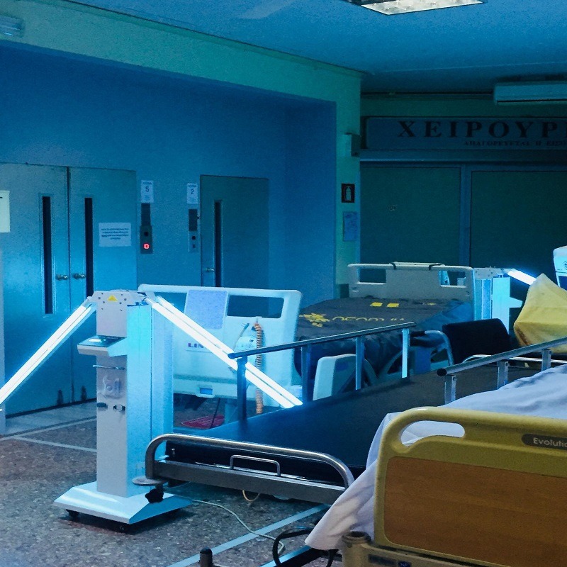 Sterilizer Machine UV-C system with multi angle sterilization coverage